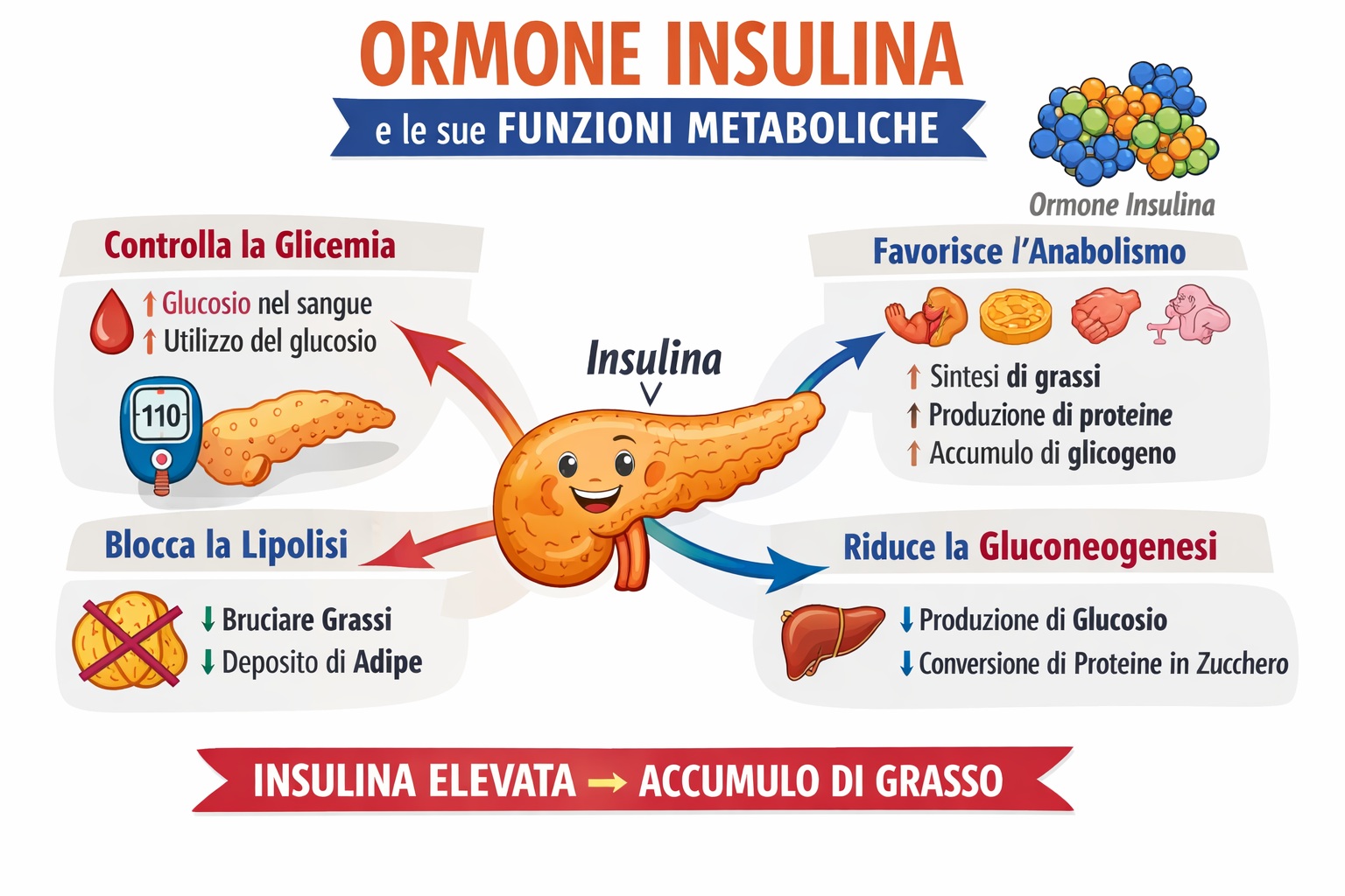 Insulina, il nostro termostato del grasso