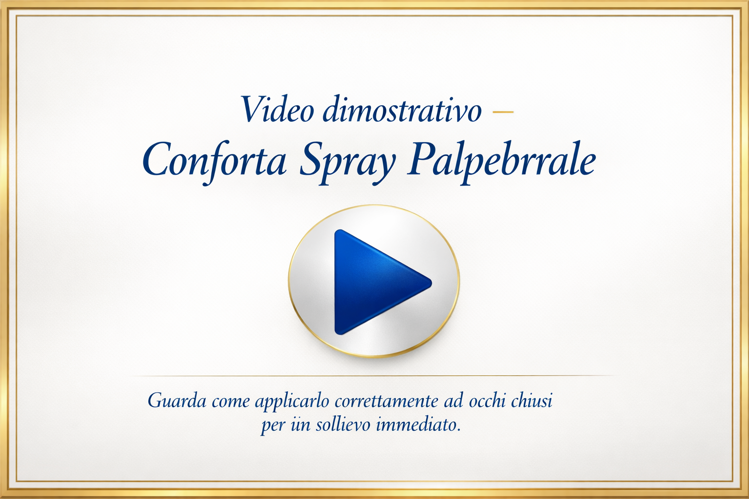 Video CONFORTA. Durata 3m50s